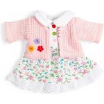 Bigjigs Toys Květinové růžové šaty a svetřík pro panenku 28 cm – Hledejceny.cz