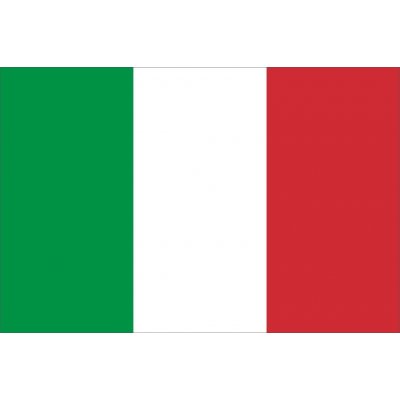 Samolepka - vlajka Itálie - 6 x 4 cm – Zboží Dáma