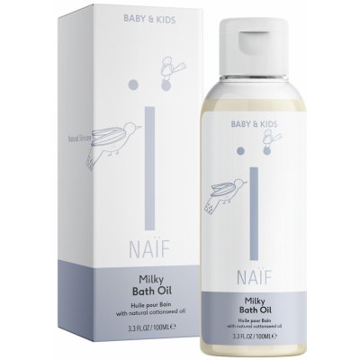 Naïf přírodní mléčný koupelový olej pro děti a miminka 100 ml – Hledejceny.cz