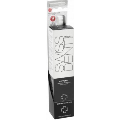 Swissdent Crystal zubní krém 50 ml + kartáček Gentle dárková sada – Zbozi.Blesk.cz