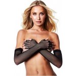 Baci Fingerless Fishnet Opera Glove Black – Zboží Dáma