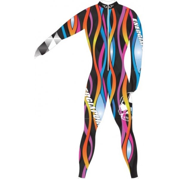 Dětská tepláková a sportovní souprava Energiapura Wave Racing Suit JR Pestrobarevná černá