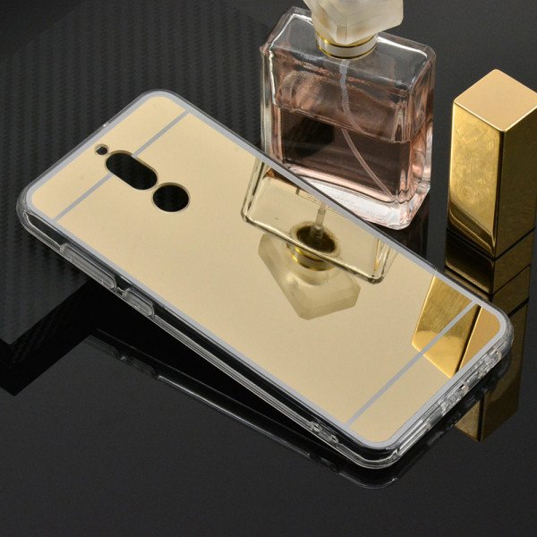 Pouzdro a kryt na mobilní telefon Huawei Pouzdro SES Silikonové zrcadlové ochranné Huawei Mate 10 Lite - zlaté
