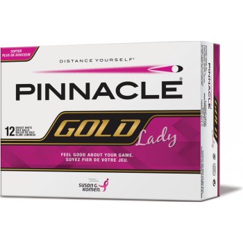 PINNACLE golfové míčky Gold (12 ks)