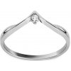 Prsteny iZlato Forever Diamantový prsten Nevis White CSBR12A