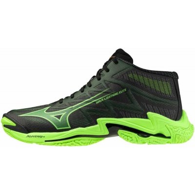 Mizuno Wave Lightning Elite Mid Černá – Sleviste.cz