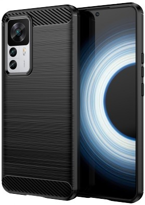 Pouzdro BACK WG Carbon Xiaomi 12T 5G/ 12T Pro 5G černé