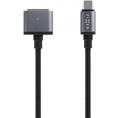 FIXED FIXD-MS3-GR s koncovkou USB-C, 140W, 2m, šedý – Zboží Živě