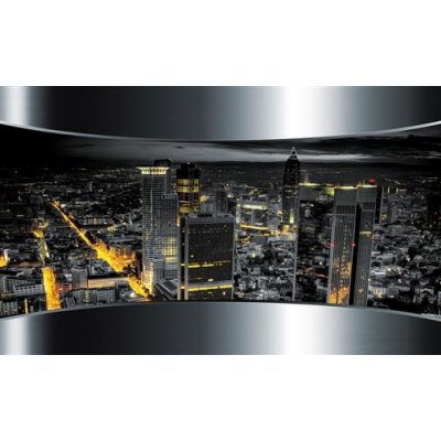 Impol Trade 2206 vliesová fototapeta 3D výhled na město rozměr 368 cm x 254 cm – Zboží Mobilmania