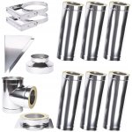 Solid izolovaný komín Plus 1,0 160mm 6m – Sleviste.cz