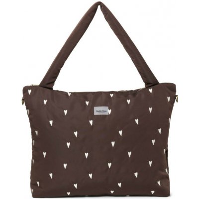 Studio Noos Puffy Diaper Bag taška Brown Hearts – Sleviste.cz