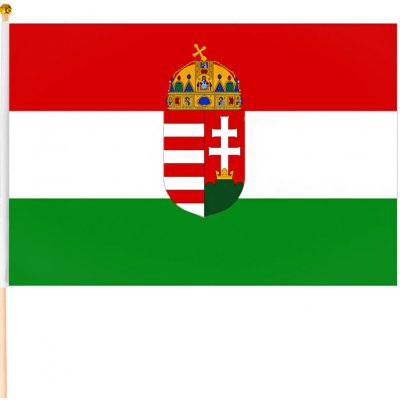 Maďarská vlajka s erbem 40x30cm – Hledejceny.cz