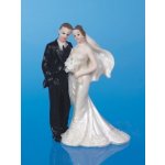 Paris Dekorace Svatební figurky Ženich a nevěsta A