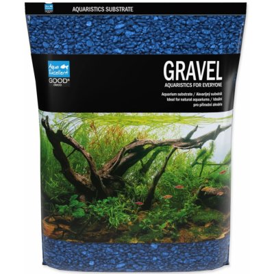 Aqua Excellent písek ledově modrý 3-6 mm 3 kg – Hledejceny.cz