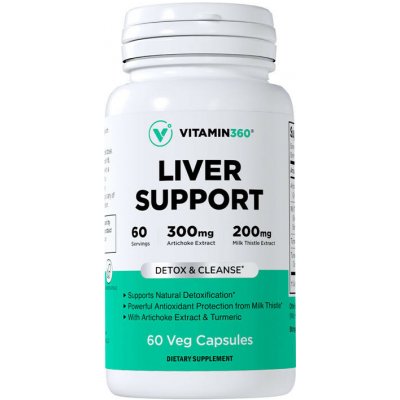 Vitamin360 Liver Support 60 veganských kapslí – Hledejceny.cz