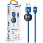 Aligator Datový kabel premium 2A,MicroUSB,modrý DATKP13 – Zbozi.Blesk.cz