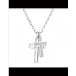 Pavona Stříbrný se zirkonem bílý křížek 12012.1 – Hledejceny.cz
