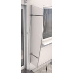 Gutta Guttavordach boční stěna PT/GR akryl 185 x 60 cm stříbrná / čirá 7220192 – Hledejceny.cz