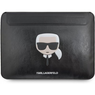 Karl Lagerfeld Head Embossed Computer Sleeve 16" Black 57983107439 – Zboží Mobilmania