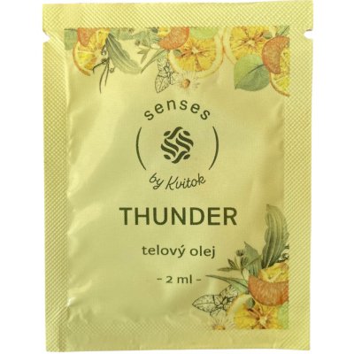 Kvitok Senses Vyživující tělový olej Thunder - vzorek (2 ml) - exp. 03-06/2026 – Zboží Dáma