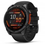 Garmin Fenix 8 AMOLED 47mm Sapphire Carbon Gray Titanium/Black 010-02904-21 – Zboží Mobilmania