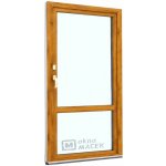 Kömmerling balkonové dveře 70 AD OS s příčkou levé winchester/bílá 90 x 210 cm oboustranná klika + FAB + hliníkový práh – Hledejceny.cz