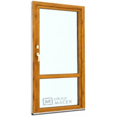 Kömmerling balkonové dveře 70 AD OS s příčkou levé winchester/bílá 90 x 210 cm oboustranná klika + FAB + hliníkový práh – Hledejceny.cz