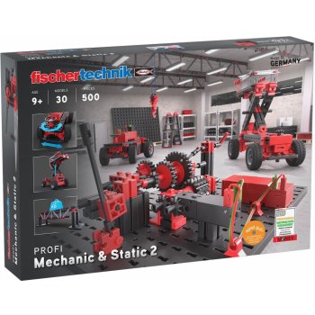 Fischer technik 536622 Profi Mechanic + Static 2 Konstrukční modely 500 dílů