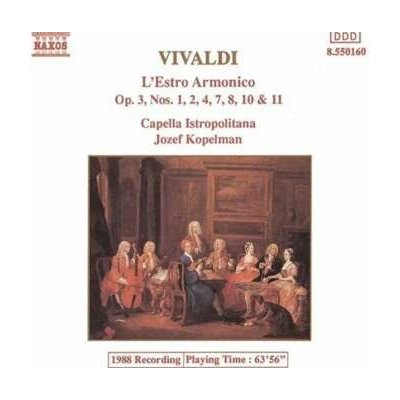 Antonio Vivaldi - L'Estro Armonico (Op.3, Nos. 1, 2, 4, 7, 8, 10 & 11) CD – Hledejceny.cz