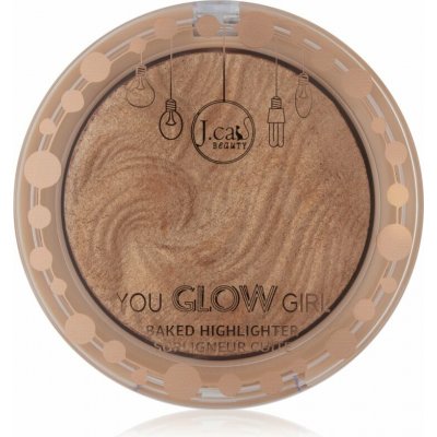 J.Cat Beauty You Glow Girl zapečený rozjasňovač 102 Twilight 8,5 g – Zboží Dáma