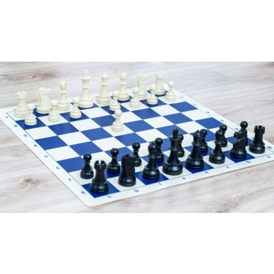 Šachová sada DGT komplet velká modrá – Zboží Živě