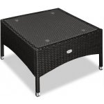 Melfin Ratanový stolek RT05 černý 58 x 58 x 42cm – Zboží Mobilmania