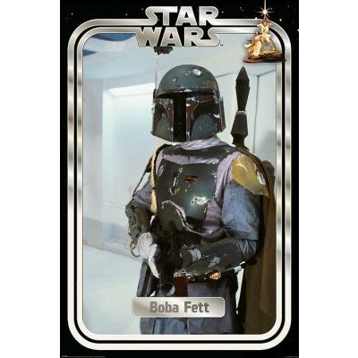 Plakát Star Wars - Boba Fett Retro Packaging – Zboží Dáma
