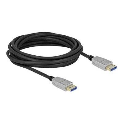 Delock - Kabel DisplayPort - DisplayPort (M) s jazýčkem do DisplayPort (M) s jazýčkem - DisplayPort 2.0 - 5 m - podpora 8K60Hz (7680 x 4320) - černá – Hledejceny.cz