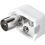 goobay goobay Anténní konektor 75 Ohm PAL(M), IEC169-2, šroubovací, lomený – Zboží Živě