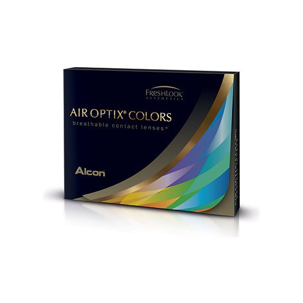 Kontaktní čočka Alcon Air Optix colors Gray barevné nedioptrické 2 čočky