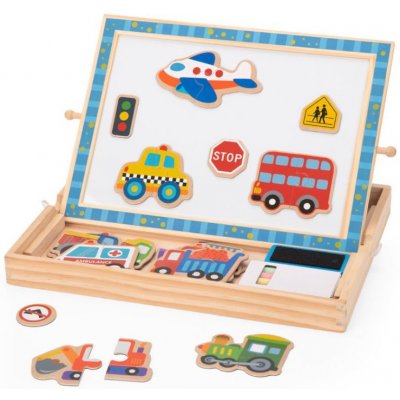 HM STUDIO BABU Magnetické puzzle doprava – Zbozi.Blesk.cz