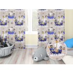 Biante Dětský bavlněný závěs Sandra SA-022 Piráti na moři 150x140 cm – Zboží Mobilmania