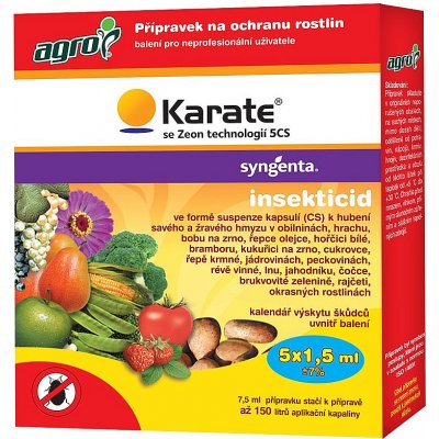 Agro Karate Zeon 5 SC 5 x 1,5 ml – Sleviste.cz