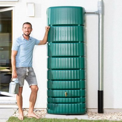 Elkoplast Plastová nádrž na dešťovou vodu SEINE 650 l, zelená 255-70705 – Sleviste.cz