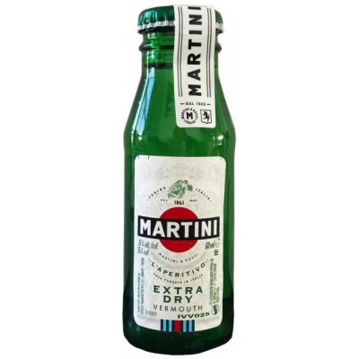 Martini Extra Dry 15% 0,06 l (holá láhev) – Zboží Mobilmania