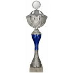 Kovový pohár s poklicí Zlato-stříbrný 32 cm 12 cm – Sleviste.cz
