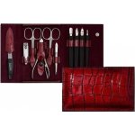 DuKaS Rodinná červená manikúra Solingen z pravé kůže PL25204 – Zboží Dáma