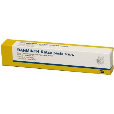 Banminth Katze pasta 115,3 mg / g 3 g – Hledejceny.cz