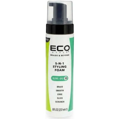 ECO Style Braids & Beyond 5-in-1 Styling Foam s olivovým olejem 237 ml – Zboží Mobilmania