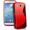 Pouzdro a kryt na mobilní telefon Pouzdro S-Case Samsung I9150 / Galaxy Mega 5.8 Červené