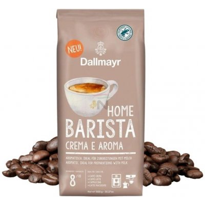 Dallmayr Home Barista Crema E Aroma káva 1 kg – Zboží Dáma