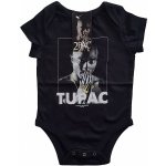 Tupac kojenecké body tričko Praying Black dětské – Sleviste.cz