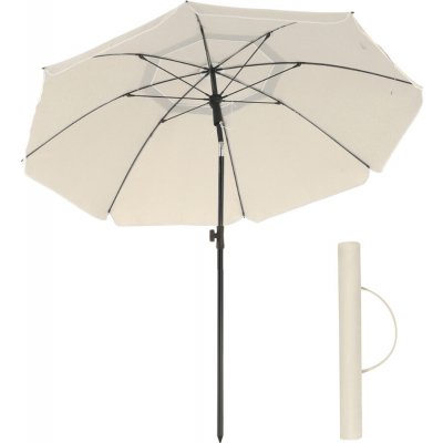 SongmicsHome Slunečník SOLARA, 160 cm, béžová GPU60WTV1 – Zbozi.Blesk.cz