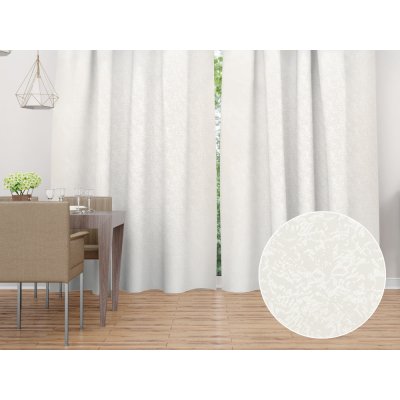 Biante Dekorační závěs TF-033 Venezia smetanový - š. 150 cm 150x140 cm – Zboží Mobilmania